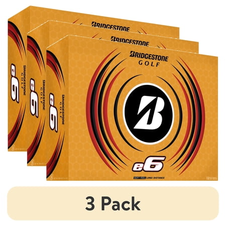 (3 pack) Bridgestone E6 2023dz White