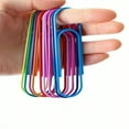 thumbnail image 1 of LNGOOR 20pcs Large Creative Colorful Binder Clips Metal Coated Plastic Bookmark Paper Clips Cartoon Mix-Color Binder Clips, 1 of 6