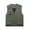 Army Green, variant on Men's Sleeveless V Neck Zip up Cargo Vest with Flap Pockets and Mesh Lining Sai Fishing Shooting Vest Coat Outerwear White