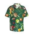 thumbnail image 2 of Easygdp Vegan Men'S Summer Casual Short Sleeve,Short Sleeve Button-Down Shirt, Lapel Loose Breathable Hawaiian Short Sleeve - Xx-Large, 2 of 9