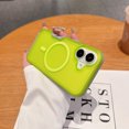 thumbnail image 3 of Dteck Strong Magnetic for iPhone 16 Case, Compatible with MagSafe, Military-Grade Protection Translucent Matte Rugged Case for iPhone 16,Green, 3 of 6