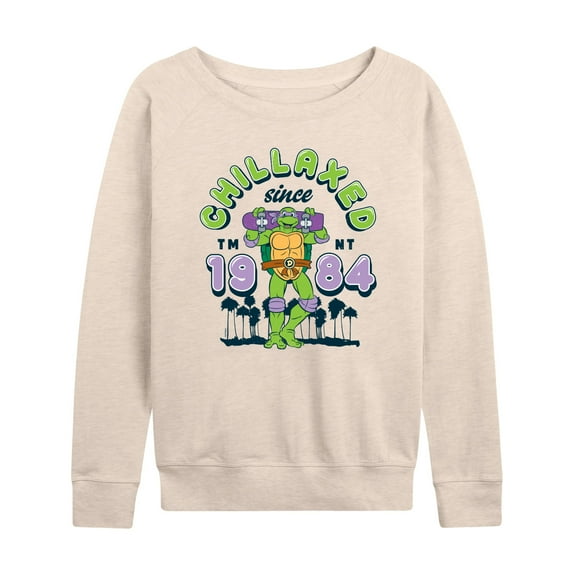 Teenage Mutant Ninja Turtles - Chillaxed Since 84 - Women's Lightweight French Terry Long Sleeve Shirt