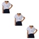 thumbnail image 5 of Qarigey Camisa de mujer Blusa informal para niñas con bolsillo Vacaciones en la playa Elegante Top de verano Accesorios de ropa estética Blanco M Blanco M 3piezas Qarigey CBP234868, 5 of 6