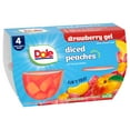 thumbnail image 6 of Dole Fruit Bowls Diced Peaches in Strawberry Gel, 4.3 oz Cups (4 Pack), 6 of 10