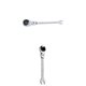 thumbnail image 1 of Llave de carraca Cabeza flexible 72 Herramienta de reparación de acero al cromo vanadio duradero Extremo abierto 8 mm 13 mm shamjiam Llave de trinquete para tubos, 1 of 8