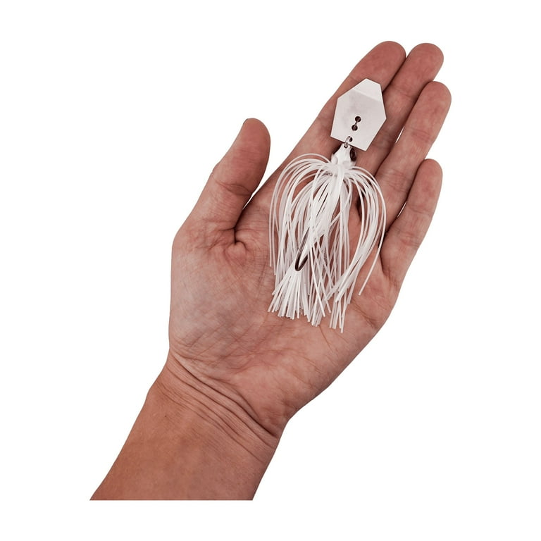 Z-Man ChatterBait Elite EVO Bladed Jig 3/8 oz – White - Walmart.com