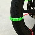 thumbnail image 4 of Reusable Zip Tie Tire Chains – 10 PCS Universal Nylon Anti-Skid Snow Tire Straps – Quick-Install Emergency Traction Chains for Motorcycles Electric Scooters Small Vehicles on Snow Ice Mud (Green), 4 of 5