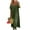 35#Army Green, variant on GXIPO Womens Summer Dresses 2025 Plus Size Short Sleeve V Neck Boho Maxi Dress Casual Beach Long Sundresses Hot Pink 2XL