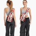 thumbnail image 6 of Sweet Red Strawberry Pattern Sling Bag, Fruity Berry Print Crossbody Backpack with Fresh Flowers and Summer Design, 6 of 6