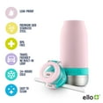 thumbnail image 2 of Ello Emma Vacuum Insulated Stainless Steel Kids Water Bottle with Straw, 14oz, Cotton Candy, 2 of 3