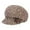 Khaki, variant on PMVFHDE Women Retro Classic Visor Cap Beret Hats With Flower Buckle For Woman Ladies Daily Casual GY1