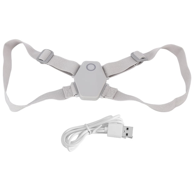 Corrector de postura de vibración inteligente recordatorio espalda hombro soporte para niños adultos carga USB