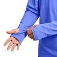 thumbnail image 6 of Hvogkswy Workout Shirts for Men Solid Crew Neck Long Sleeve Base Layer T-Shirt Thin Breathable Sport Fitness Pullover Top, Size S-3XL, 6 of 7