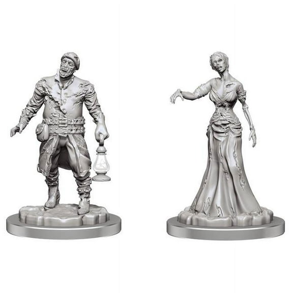 WizKids WZK90532 28 mm Deep Cuts W18 Zombies Miniatures Set