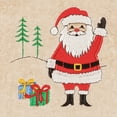 thumbnail image 6 of Linum Home Textiles Christmas Santa Waving Embroidered Turkish Cotton Hand Towel - Set of 2, 6 of 7