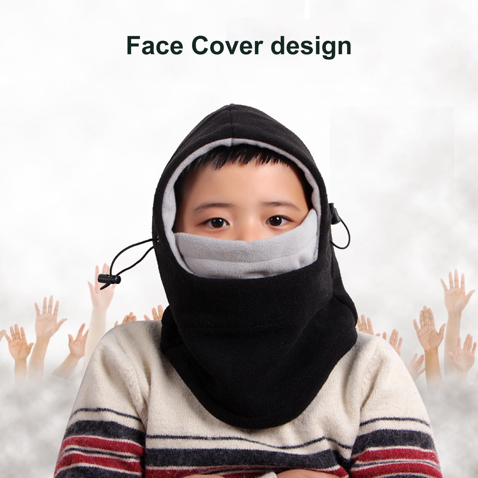 TRIWONDER Kids Balaclava Face Mask Fleece Ski Mask Neck Warmer