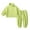 Light Green, variant on KYAIGUO 1-12T Girls Boys 2 Piece Outfits Fleece Jacket Set Zip Cardigan Long Sleeve Fleece Suit Jacket Pants 2PCS Fall Winter for Kids Baby Toddler