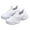 White, variant on Huanglei Boys Lightweight Barefoot Sneakers On Breathable Mesh Walking Shoes For Kids Toddlers , Size 12 ,Black