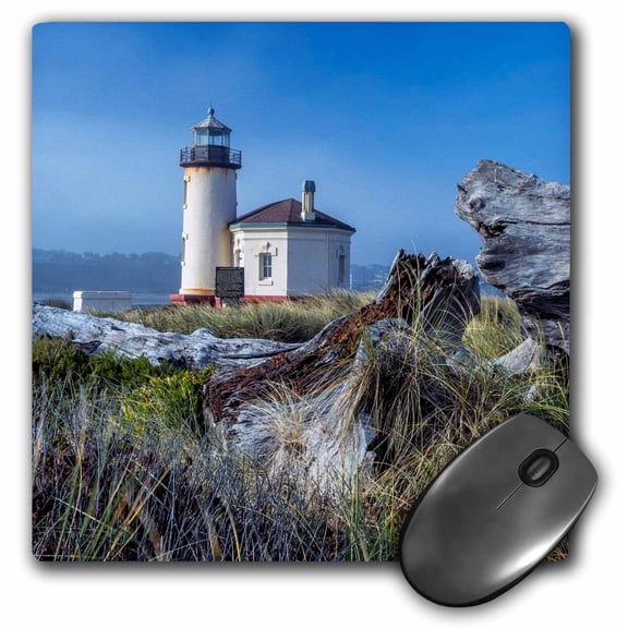 3dRose, USA, Oregon. Scenic of Umpqua River Lighthouse., MousePad