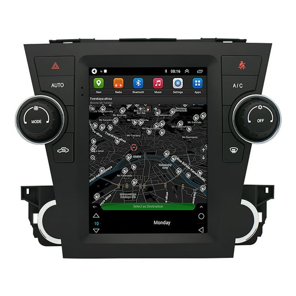 KESSOCCO 1 Set Car Stereo Radio for Toyota Highlander 2008-2013 9.7" 2G 32G Car-play