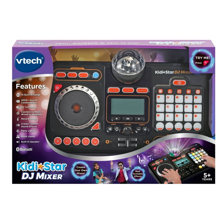 VTech® KidiStar DJ Mixer Toy, Sound-Mixing Music Maker for VTech® KidiStar DJ Mixer Toy, Sound-Mixing Music Maker for