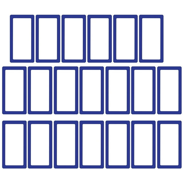 Wisewang 1 Set Magnetic Labels Self-Adhesive Tagboard Lightweight Tile Shelf Type 13