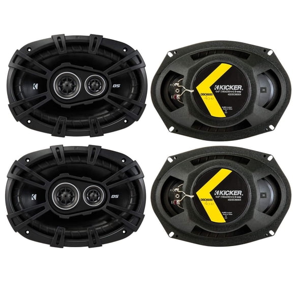 Parlantes KICKER DSC69304 6x9" Serie DS 3 Vías 4 Ohmios