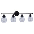 thumbnail image 3 of Aspen Creative 62320, Bathroom Vanity 4 Lights Fixture, 32" W x 10-3/8" H x 6-7/8" E, Oil Rubbed Bronze Finish, Bulb Not Included, 3 of 8