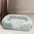 thumbnail image 3 of DABEI Soft Long Plush Cat kennel dog kennel winter warm pet bed Cat Bed Cat Mat Animals Sleeping Sofa, 3 of 17