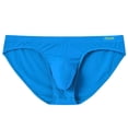 thumbnail image 2 of TANBOM Men's Bulge Enhancing Briefs Mesh Banboo Fiber Underwear Blue L 1-Pack, 2 of 6