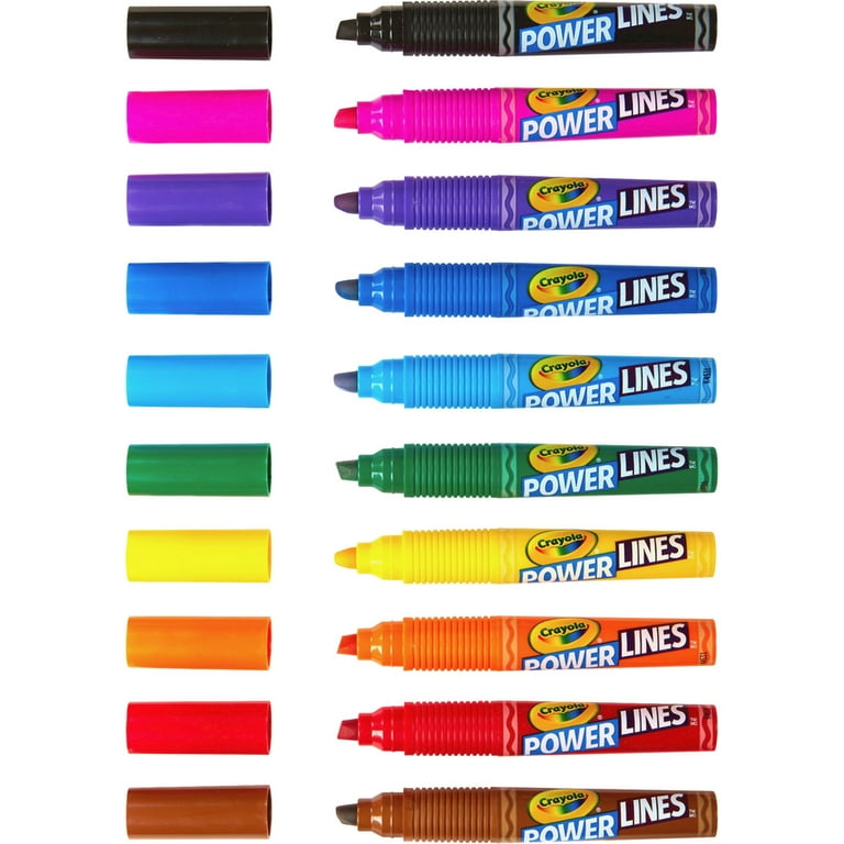 超激安 10 Markers, Project Lines Power Crayola Count Walmart.com - マーカー・蛍光ペン