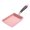 Pink, variant on Aluminum Kitchen Fry Pan Cookware Rectangular 5"x7" Pink