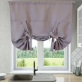 thumbnail image 1 of HAOAN Contemporary White Solid Print Kitchen Curtains  30 x 46 In, 1 of 7