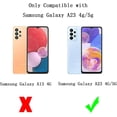 thumbnail image 2 of Compatible with Samsung Galaxy A23 6.6" Phone Case Plating Gold Cute Heart Cover with Camera Protection Soft Silicone Shockproof Bumper for Samsung Galaxy A23 4g/5g Universal (Purple), 2 of 10