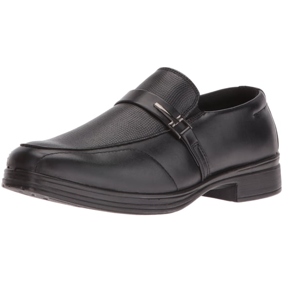 Deer Stags Boys' Bold Loafer, Black, 2 M US Little Kid