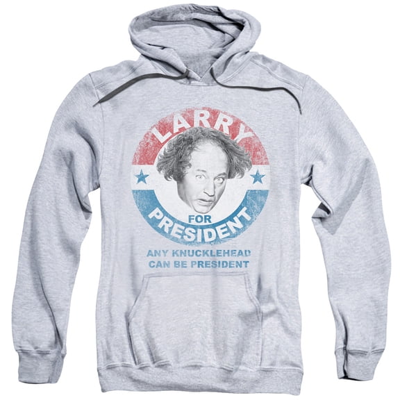 Three Stooges - Larry For President - Pull-Over Hoodie - Large