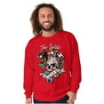 thumbnail image 3 of The Wild Life Skull Panther Tattoo Sweatshirt for Men or Women Brisco Brands M, 3 of 6
