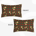 thumbnail image 4 of Fotbe Checkered With Golden Stars Pillow Cases - Envelope Closure - Luxury, Extra Soft, Cooling Pillow Covers - Wrinkle, Fade, Stain Resistant-16"x24", 4 of 8