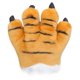thumbnail image 2 of Guantes De Felpa De Garras De Animales, Lindos Guantes De Pata De Tigre Con Una Máquina De Tela Suave De Felpa Lavable Para Niños Juego De Rol De Halloween Disfraz, 2 of 7