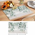 thumbnail image 6 of Eucalyptus Leaves Placemats Set of 1, Sage Green Non-Slip Place Mats Washable Table Mats for Kitchen Dining Table Decorations Indoor/Outdoor, 6 of 9