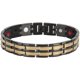 thumbnail image 2 of Magnet bracelet Stainless Steel Magnet Bracelet Pain Relief Men Magnetic Therapy Bracelet Healthy CareBlack Gold ANGGREK Otros, 2 of 8