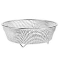 thumbnail image 2 of Miangastore Stainless Steel Air Fryer Racks Baking Rack Dehydrator Rack Meat Skewers Basket Oven Air Fryer Basket Air Fryer Accessories Silver, 2 of 9