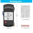 thumbnail image 7 of Universal Ceiling Fan Receiver FAN-28R for Harbor Breeze Hampton Bay Hunter Fan-HD5 UC7078T CHQ7078T FAN-35T KUJCE9603 L3HFAN35T1 FAN-53T FAN-11T KUJCE9103 (Receiver only), 7 of 7
