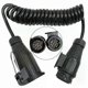 thumbnail image 4 of Spiral cable compatible trailer extension cable 13-pin plug 200 cm long M/W DE-cheng du, 4 of 5