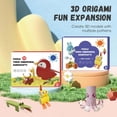 thumbnail image 4 of Libro de Origami 3D Hecho A Mano con Dibujos de Animales y Frutas. Papel de Origami para Niños. Juguete Educativo Montessori., 4 of 5
