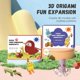 thumbnail image 4 of Libro de Origami 3D Hecho A Mano con Dibujos de Animales y Frutas. Papel de Origami para Niños. Juguete Educativo Montessori., 4 of 5