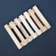 thumbnail image 3 of 1pc Self-Draining Wooden Soap Dish for Shower and Bathroom - Keep Your Soap Clean and Dry with this Easy-to-Use Soap Holder, 3 of 5