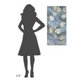 thumbnail image 4 of Global Gallery Albena Hristova 'Silver Leaves II' Canvas Wall Art, 4 of 4