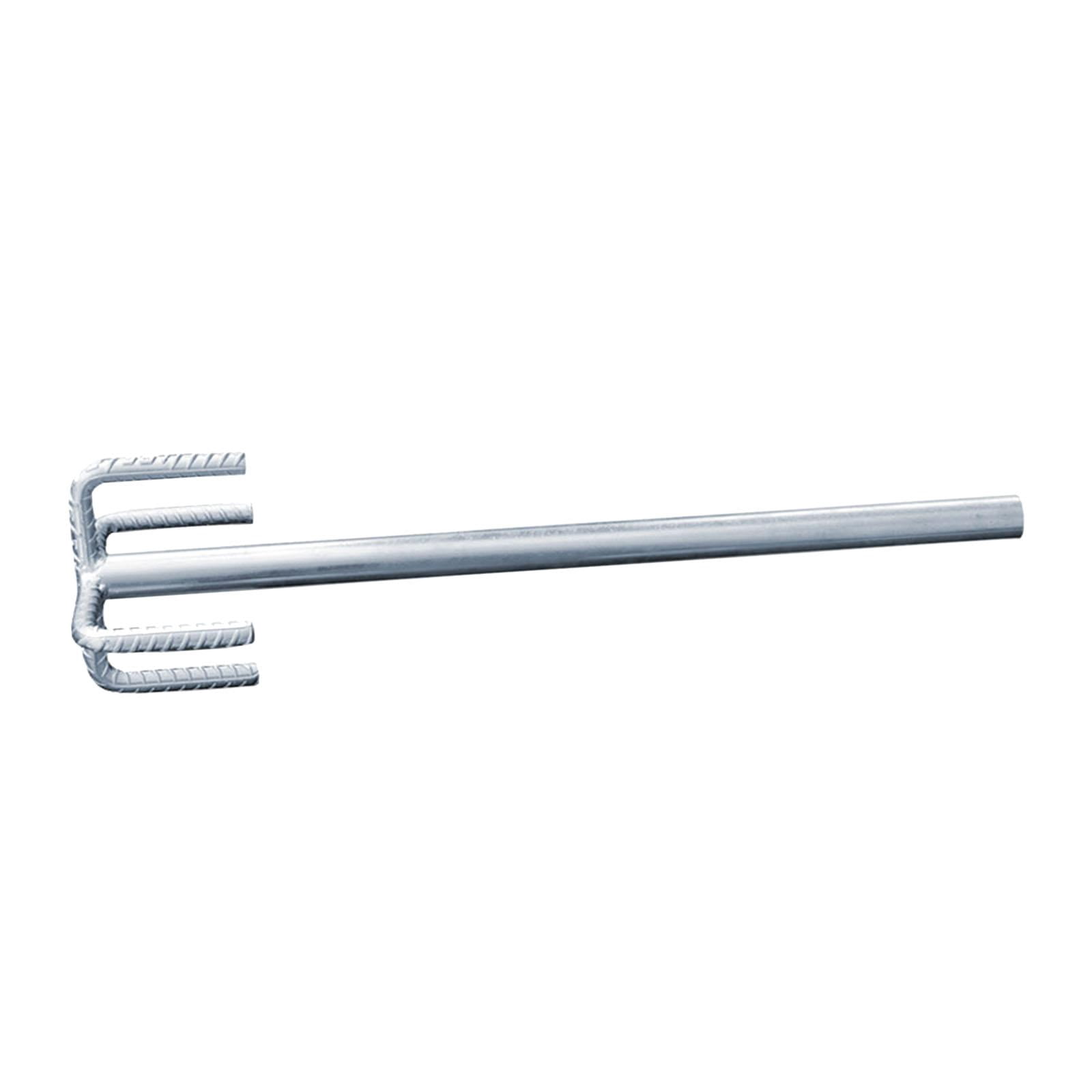 figatia Paint Mixing Rod Paint and Threaded Handle Rustproof Hand Drill Cement Mixing Rod for Household Mortar Cement Putty Type A