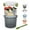 Grey, variant on water bottle Portable Reusable Parfait Cups With Lids Yogurt Cup With Topping Cereal Or Oatmeal Container Leak Proof Breakfast On The Cups 20OZ For Meal Pre Protion Control